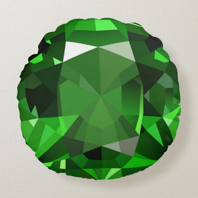 Coussins Ronds Gem Design (Devant)