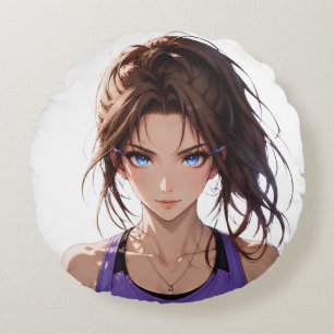 Coussins Ronds GIDAGI Fitness - Tee style Manga Gym