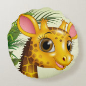 Coussins Ronds Girafe (Dos)