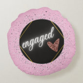 Coussins Ronds Glam Pastel Engagé (Dos)