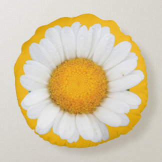 Coussins Ronds Grande marguerite lumineuse