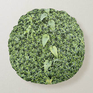 Coussins Ronds Green Grass Round Pillow - Bring the Outdoors In