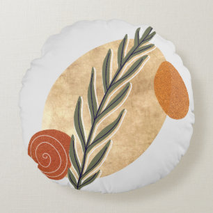 Coussins Ronds Green Stalk Boho