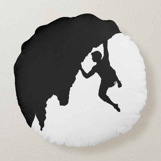 Coussins Ronds grimpeur de rocher pilon rond (Dos)