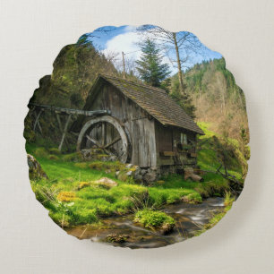 Coussins Ronds Grist Mill dans la Forêt-Noire