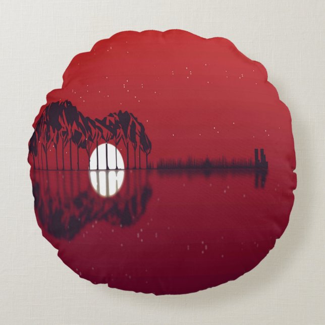 Coussins Ronds Guitare Cove (Devant)