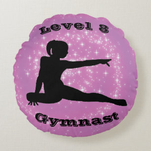 Coussins Ronds Gymnaste de niveau 8