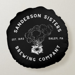 Coussins Ronds Halloween Witches Brew Sœurs Sanderson