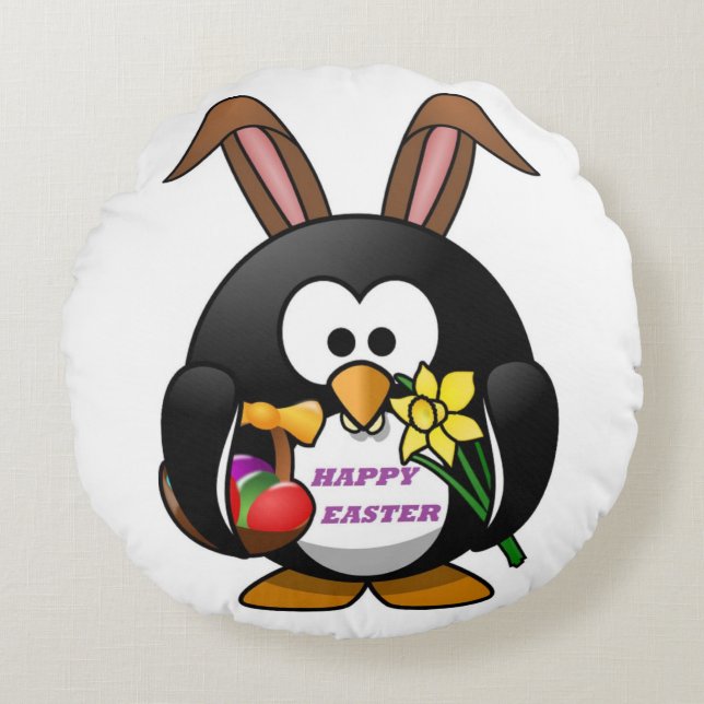 COUSSINS RONDS "HAPPY EASTER" PENGUIN BUNNY (Devant)