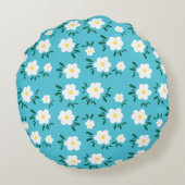 Coussins Ronds Happy Flowers (Dos)