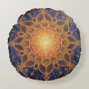 Coussins Ronds Harmonie Céleste – Portail de la Lumière Sacrée