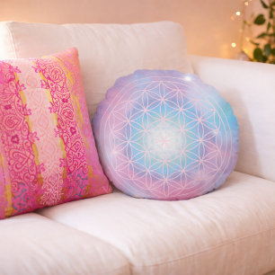 Coussins Ronds Harmonie Pastel – Couleur du Cœur