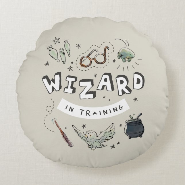 Coussins Ronds HARRY POTTER™ | Assistant dans la formation (Devant)