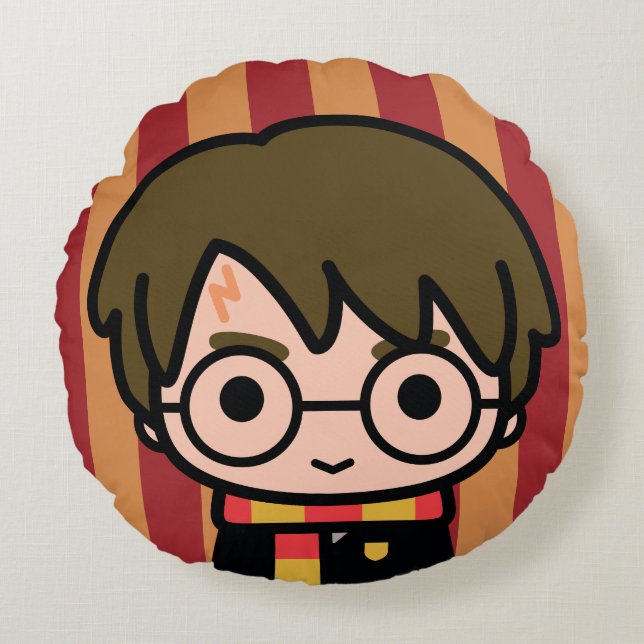 Coussins Ronds Harry Potter Cartoon Caractère Art (Devant)