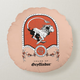 Coussins Ronds HARRY POTTER™ Délicat croquis GRYFFINDOR™ Crest