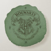Coussins Ronds Harry Potter | Hogwarts Banner Crest (Dos)