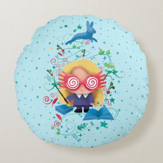 Coussins Ronds Harry Potter | Luna Lovegood Graphic (Devant)