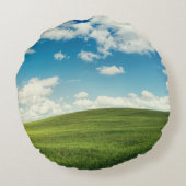 Coussins Ronds Herbe de champ Nature (Dos)