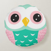 Coussins Ronds Hibou (Dos)