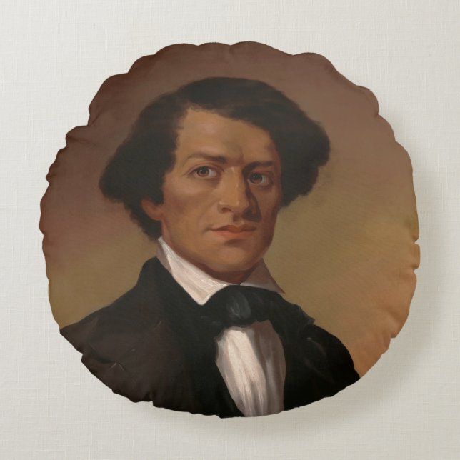 Coussins Ronds Histoire des Noirs : Droits civiques de Fred Dougl (Devant)