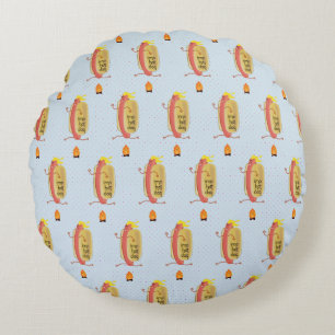 Coussins Ronds Hot Dog Oe Devil