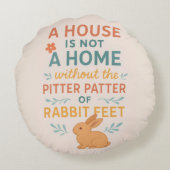 Coussins Ronds House pitter patter rabbit feet (Dos)