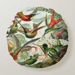 Coussins Ronds Hummingbirds par Ernst Haeckel