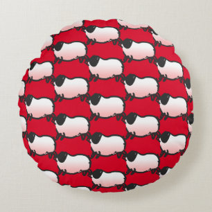 Coussins Ronds Humoristique 3 Cochon Année 2019 Choisir Couleur T