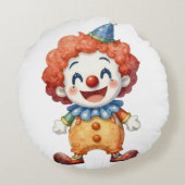 Coussins Ronds Humour de cirque clownesque (Dos)