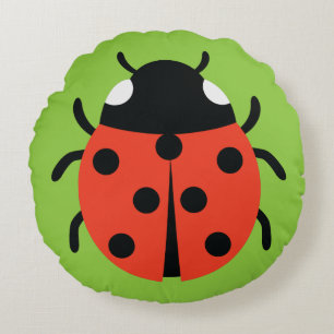 Coussins Ronds Illustration de Ladybug