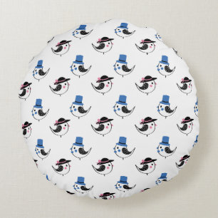 Coussins Ronds illustration d'oiseau de coq Oreiller