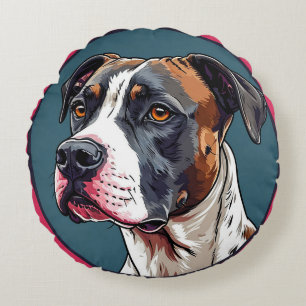 Coussins Ronds Illustration vectorielle de chien