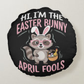 Coussins Ronds Im Easter Bunny April Fools (Dos)