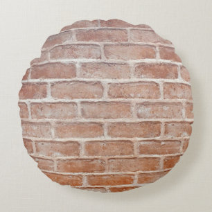 Coussins Ronds Image de mur de briques Arrière - plans textureabs