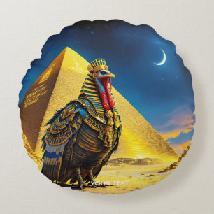 Coussins Ronds Imaginaire Pharaon du désert mignon Turquie