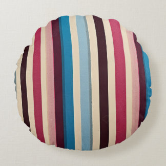 Coussins Ronds Impression de cercle abstrait de luxe sur polyeste