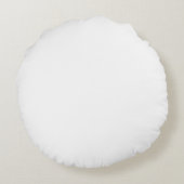 Coussins Ronds Initiales de chevauchement modernes 2 | Noir en bl (Dos)