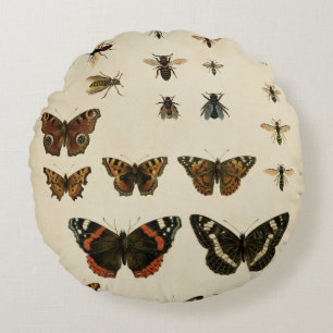 Coussins Ronds Insectes de jardin par Vision Studio