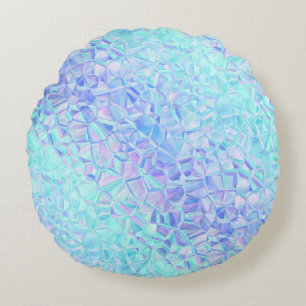 Coussins Ronds iridescence glacée :