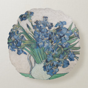 Coussins Ronds Irises, par van Gogh :