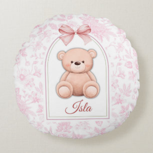 Coussins Ronds Isla Conception personnalisée d'ours en peluche