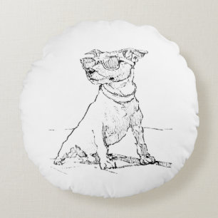 Coussins Ronds Jack Russell Terrier