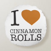 COUSSINS RONDS J'ADORE LES ROULEAUX DE CINNAMON (Devant)