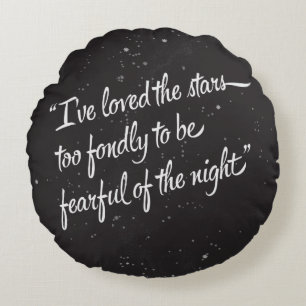 Coussins Ronds J'ai aimé les étoiles