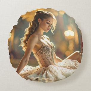 COUSSINS RONDS J'AIME LE BALLET - BALLET & DANSE