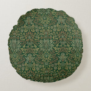 Coussins Ronds Jardin de William Morris - Verts