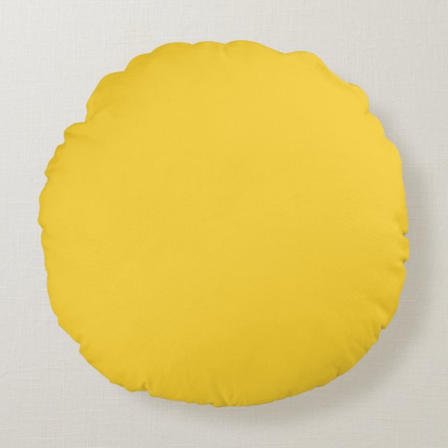 Coussins Ronds Jaune (Devant)