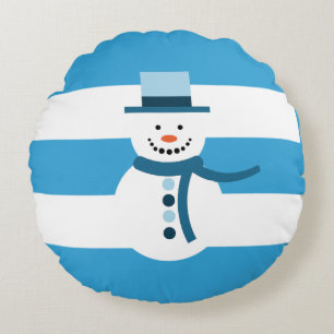 Coussins Ronds Je rêve d'un bonhomme blanc