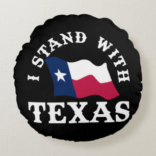 Coussins Ronds Je suis avec le Texas