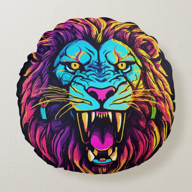 Coussins Ronds Jeter des oreillers (Devant)